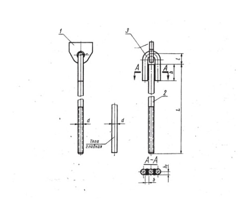 Проушины с тягой подвесок стальных трубопроводов в Светлогорске