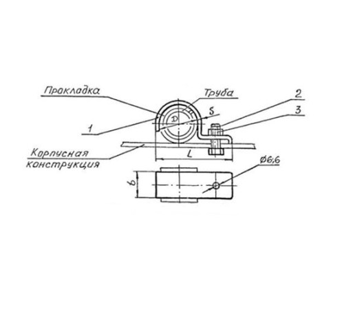 Подвески судовых трубопроводов Тип 6 в Светлогорске