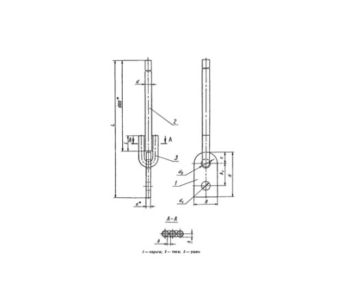 Тяги с серьгой для подвесок трубопроводов в Светлогорске