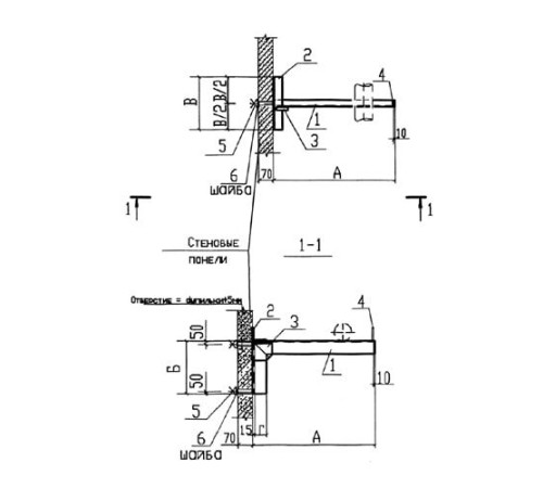 Крепления к стеновым панелям для трубопроводов в Светлогорске