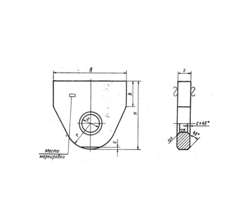 Проушины подвесок стальных трубопроводов в Светлогорске