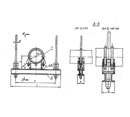 Блоки опорные хомутовые подвесок трубопроводов в Светлогорске