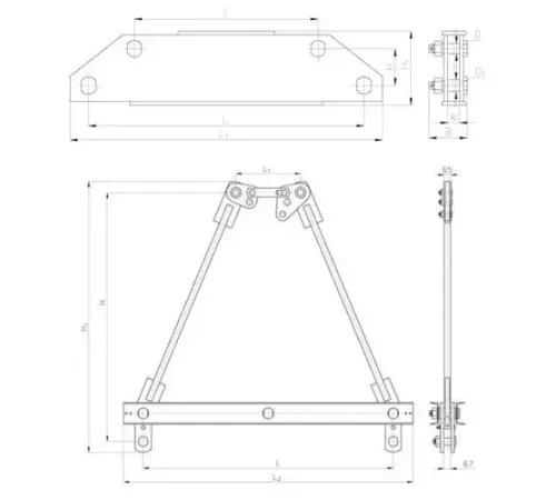 Коромысла типа 2КД2 в Светлогорске для воздушных ЛЭП