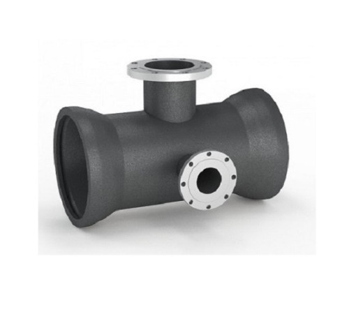 Тройники раструб-фланец с пожарной подставкой чугунные в Светлогорске