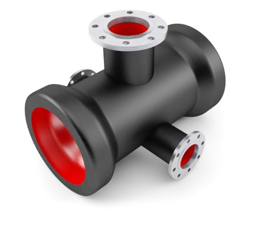 Кресты чугунные фланец-раструб с пожарной подставкой в Светлогорске