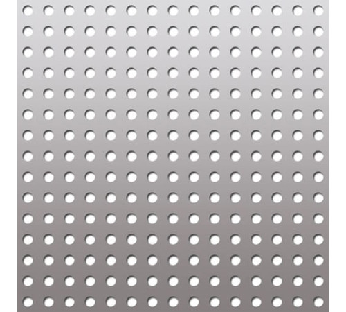 Перфорированные листы RV с круглыми отверстиями 1х2 м в Светлогорске