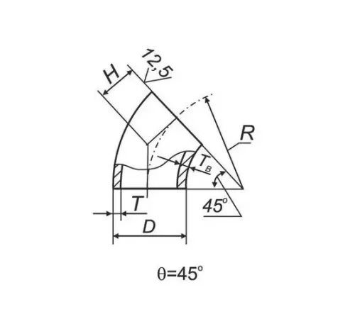 Отводы 45° в ВУС изоляции в Светлогорске с доставкой по Беларуси