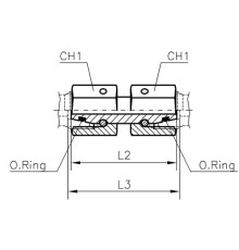 Переходник (г-г) Гайка- штифтованная TN498