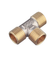 Тройник соединитель (ш-г-ш) с гайкой и радиальным уплотнением TN 420