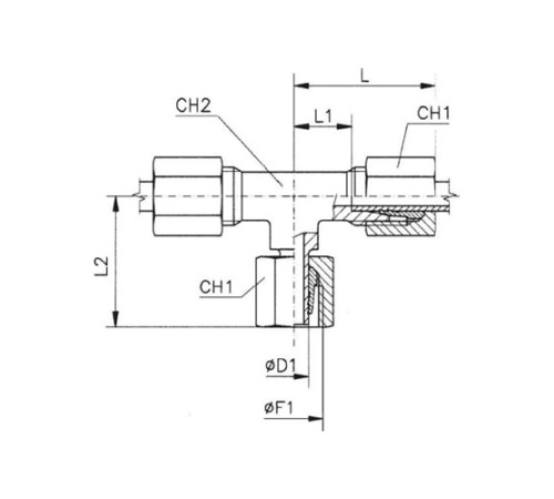 Тройники соединители (ш-г-ш) TN120 в Светлогорске с доставкой