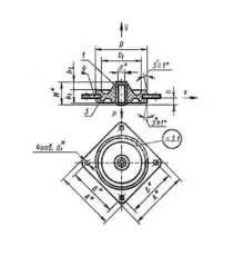 Амортизаторы приборные резинометаллические пластинчатые