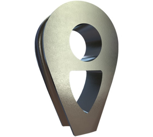 Коуши DIN 3091 стальные в Светлогорске для канатов