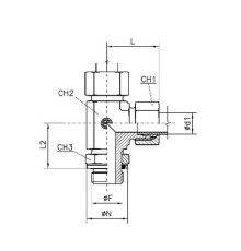 Тройник ввертной TN 516