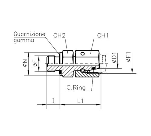 Штуцеры ввертные с уплотнением TN426 M в Светлогорске