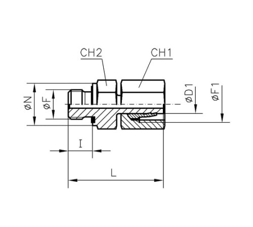 Штуцеры ввертные с уплотнением TN126 GG-M в Светлогорске