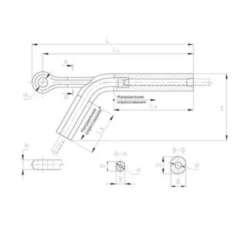 Натяжные прессуемые зажимы НАС в Светлогорске для ЛЭП