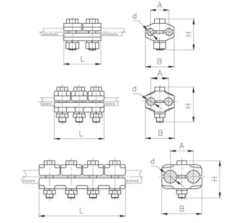 Плашечные зажимы типа ПА для ЛЭП в Светлогорске