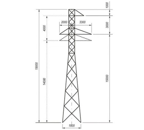 Переходные опоры ЛЭП в Светлогорске и Беларуси
