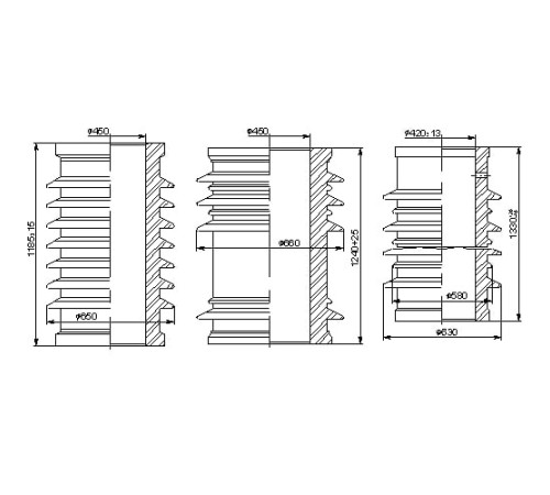 Покрышки для трансформаторов напряжения 110 кВ в Светлогорске