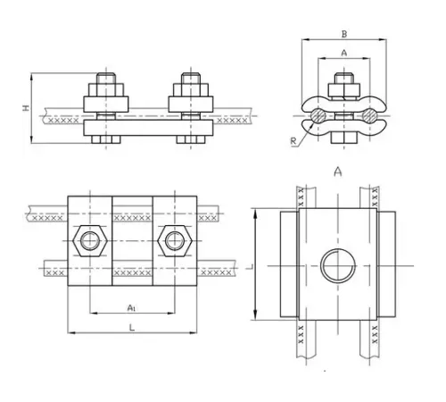 Плашечные зажимы типа ПС для ЛЭП в Светлогорске