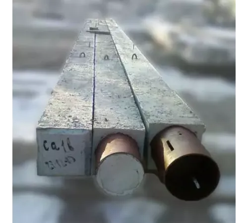 Сваи квадратного сечения с круглой полостью в Светлогорске