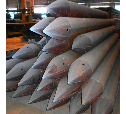 Конические стальные забивные сваи в Светлогорске и Беларуси