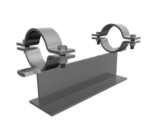 Тавровые хомутовые неподвижные опоры в Светлогорске