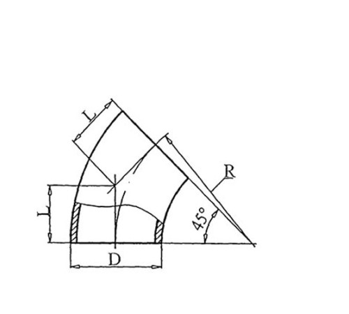 Теплоизоляционные отводы 45 градусов в Светлогорске