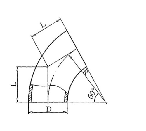 Теплоизоляционные отводы 60 градусов в Светлогорске