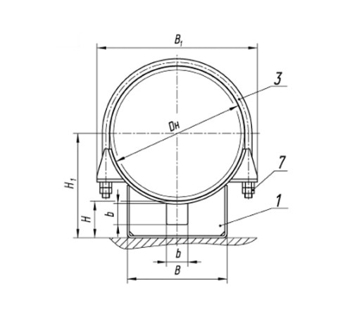Опоры ТПР.05.29.00.000 для трубопроводов в Светлогорске