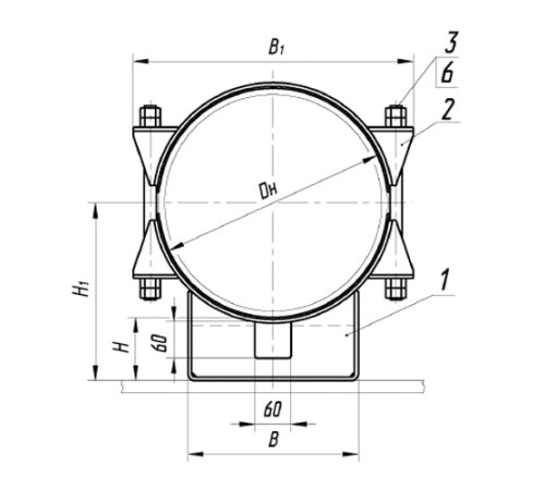 Опоры ТПР.06.34 для трубопроводов в Светлогорске и Беларуси