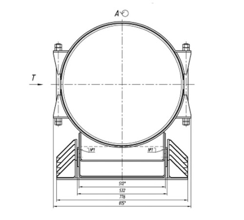 Опоры ТПР.08.13.00.000 в Светлогорске для трубопроводов