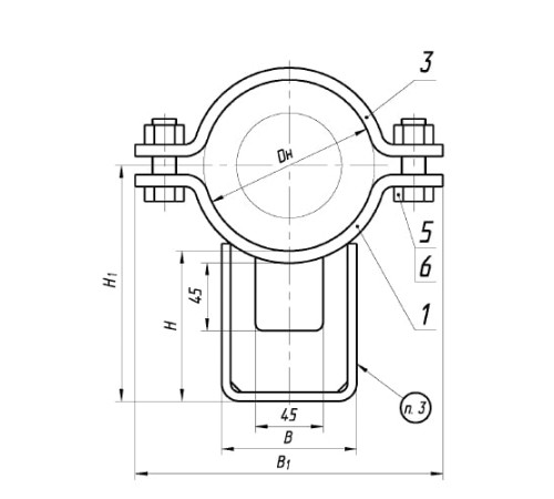 Опоры ТПР.08.71(1).00.000 в Светлогорске для трубопроводов