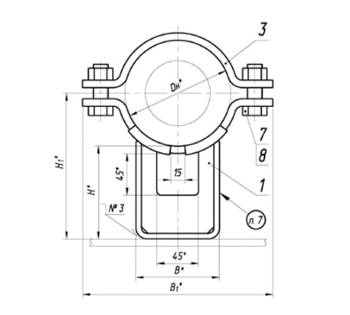 Опоры ТПР.08.73.00.000 для трубопроводов в Светлогорске