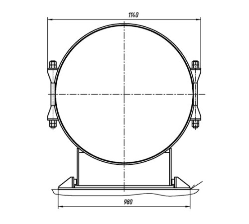 Опоры ТПР.14.05.00.000 в Светлогорске для трубопроводов