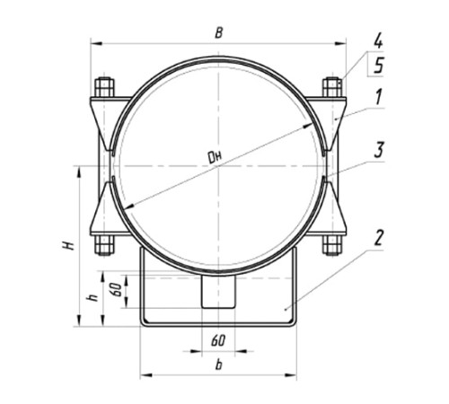 Опоры ТПР.14.45.00.000 в Светлогорске для трубопроводов