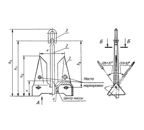 Якоря повышенной держащей силы в Светлогорске для судостроения