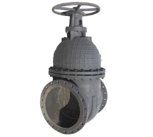 Задвижки клиновые чугунные фланцевые с редуктором в Светлогорске